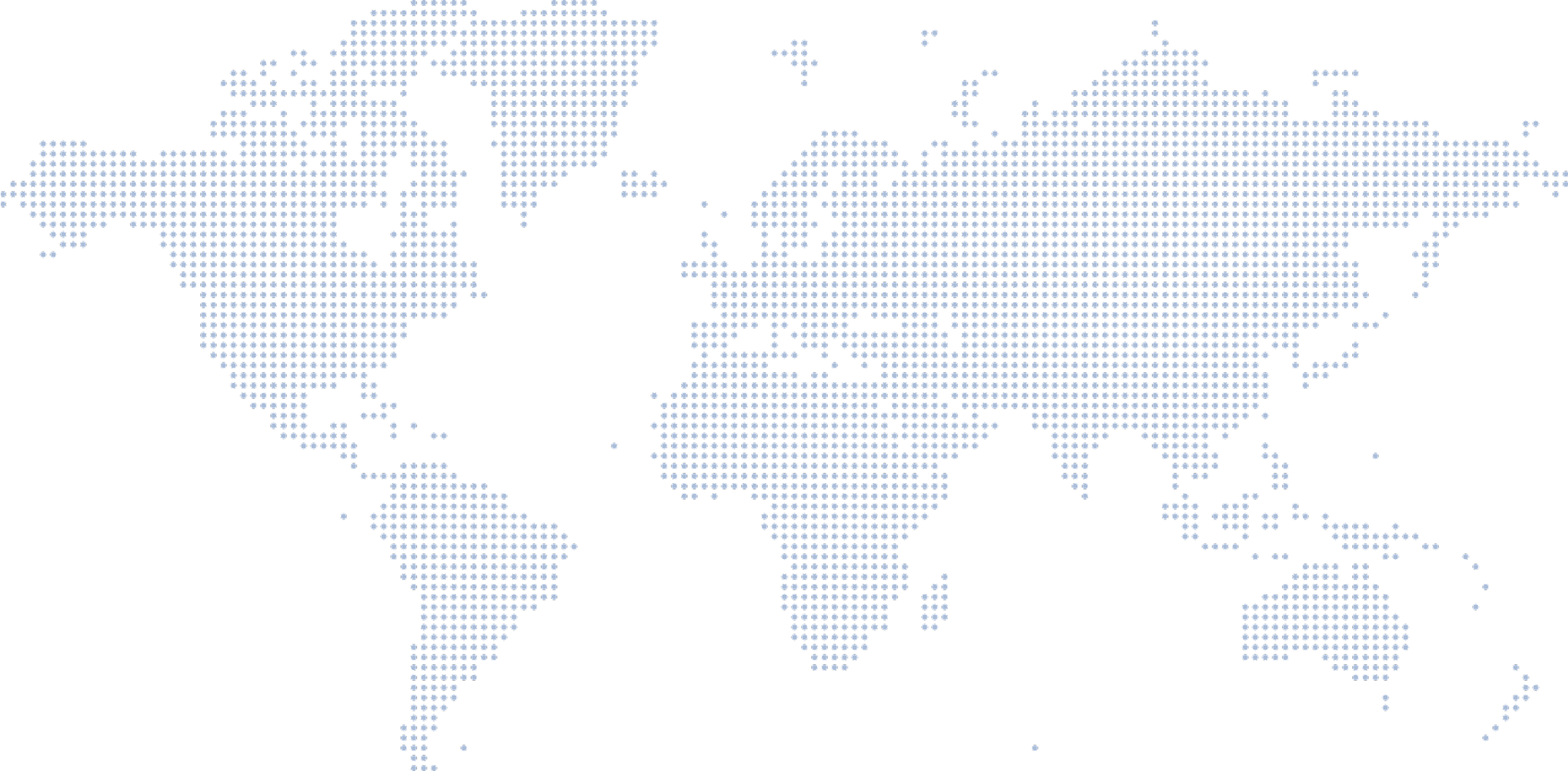 World map showing global presence